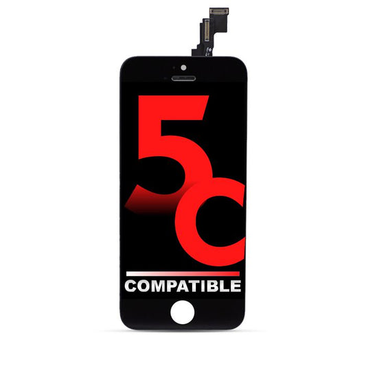 iPhone 5C Ersatzdisplay | Schwarzes LCD Display