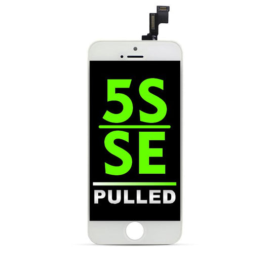 iPhone 5S/SE Pulled Replacement Display white | LCD assembly Display