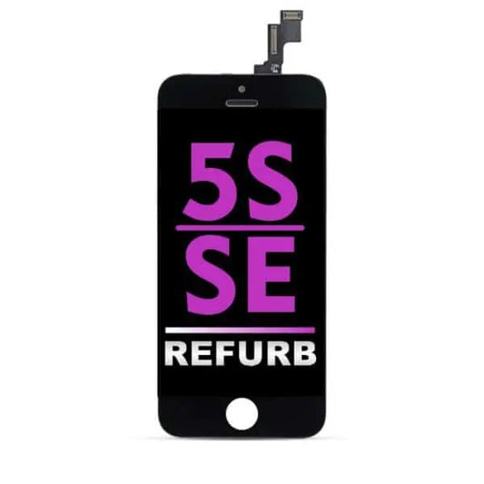 iPhone 5S/SE Ersatzdisplay refurbished (generalüberholt) | Schwarzes LCD Display