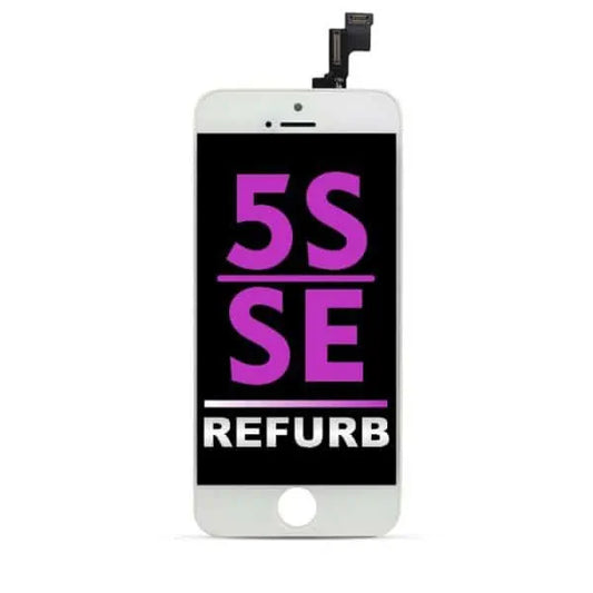 iPhone 5S/SE Ersatzdisplay refurbished (generalüberholt) | Weiße LCD Display