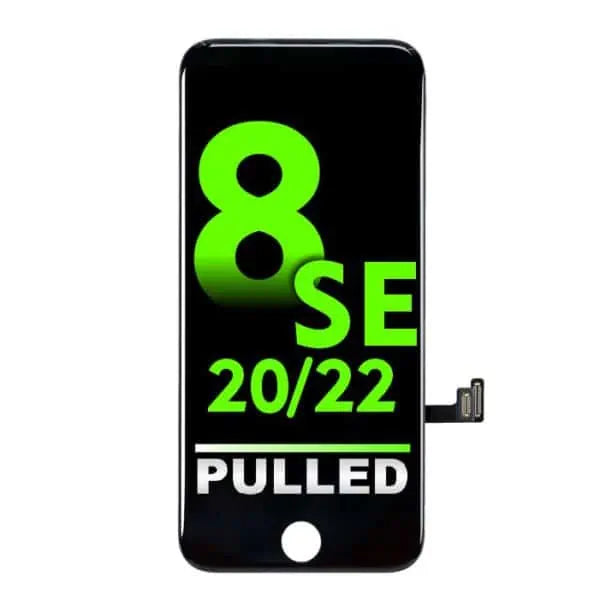 Display iPhone 8/SE 2020/SE 2022 nero tirato | LCD Display Assemblato