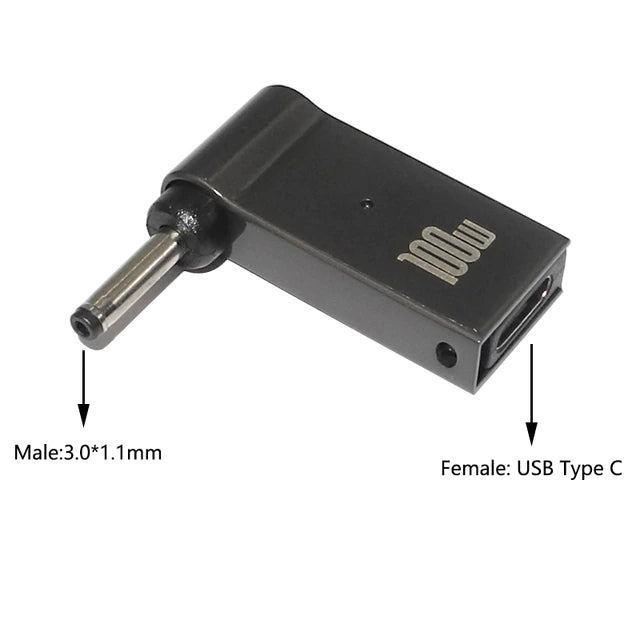 USB Type C Laptop Power Adapter Connector