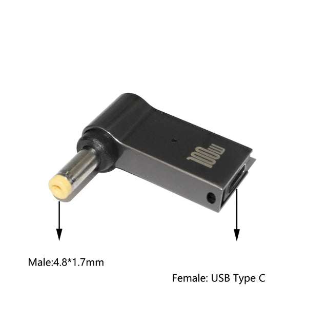 USB Type C Laptop Power Adapter Connector
