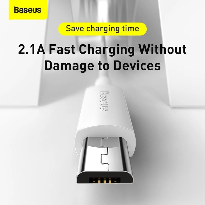 Micro USB - USB Cable 2.1A, 1.5m, Baseus