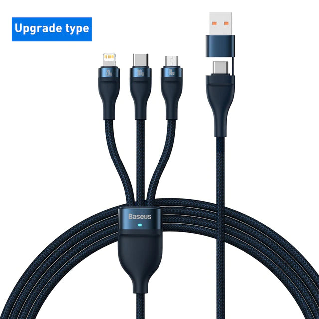 3 in 2 USB C Cable