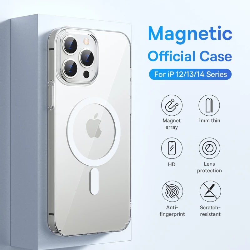 Coque iPhone 14 Pro Max, MagSafe Trasparente