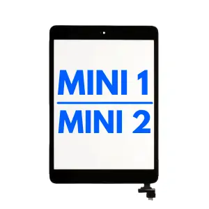 Digitalizzatore con chip IC per iPad Mini 1 / iPad Mini 2 (con pulsante Home installato)