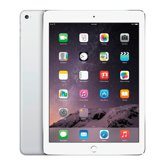 iPad Air 2nd Gen A1566 Silver | 2014 | WiFi A Reconditionné (Refurbished)