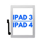 Digitalizzatore Compatibile Per iPad 3 / iPad 4