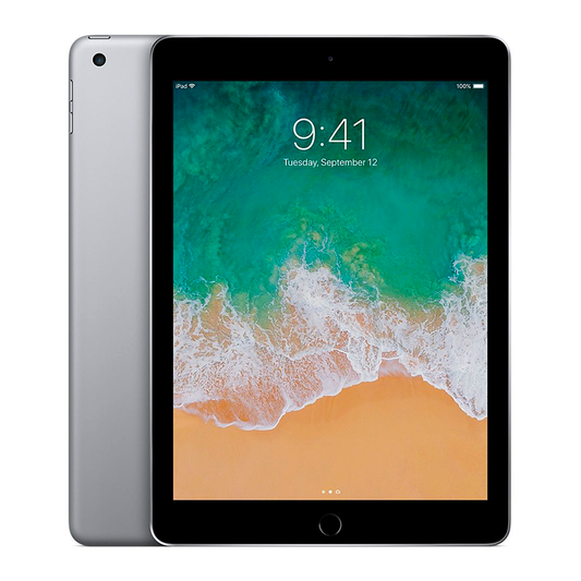 iPad 5th Gen (A1823) 32GB, Space Grey | 2017 | Unlocked C Ricondizionato (Refurbished)
