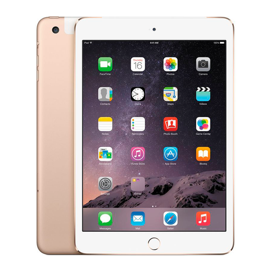 iPad Mini 3 Gold | 2014 | WiFi A Refurbished (Generalüberholt)